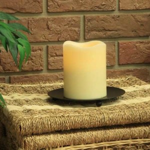 Three Posts Melted Wax Pillar Candle TRPT4508